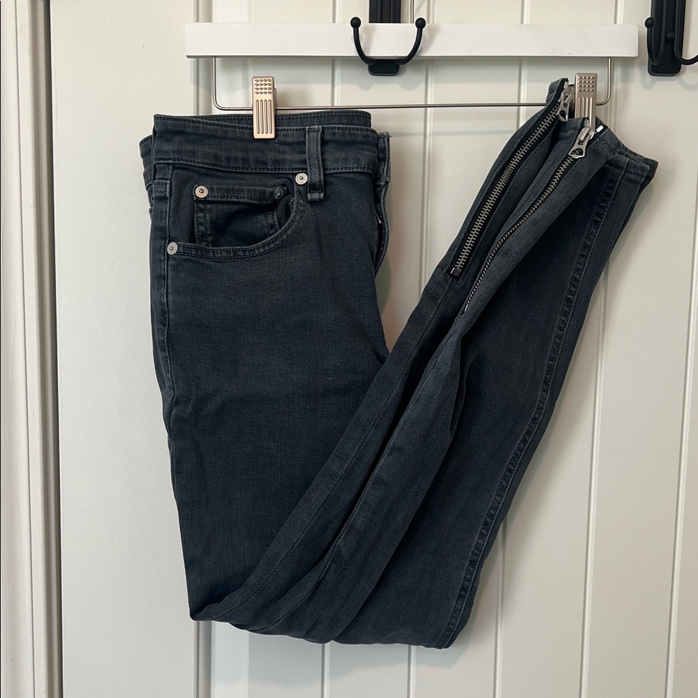 rag & bone Dark Gray Women's Skinny Jeans - 28
